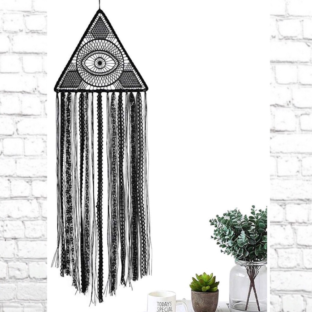 Pyramid Boho Witch Eye Halloween Dreamcatcher 🦇 - Picture 6 of 6